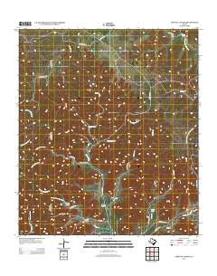 Sabinal Canyon Texas Historical topographic map, 1:24000 scale, 7.5 X 7.5 Minute, Year 2012