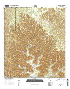 Sabinal Canyon Texas Current topographic map, 1:24000 scale, 7.5 X 7.5 Minute, Year 2016
