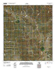 Sabinal NE Texas Historical topographic map, 1:24000 scale, 7.5 X 7.5 Minute, Year 2010