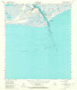 Sabine Pass Texas Historical topographic map, 1:62500 scale, 15 X 15 Minute, Year 1957