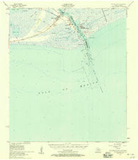 Sabine Pass Texas Historical topographic map, 1:62500 scale, 15 X 15 Minute, Year 1957