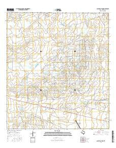 Sacatosa Tank Texas Current topographic map, 1:24000 scale, 7.5 X 7.5 Minute, Year 2016
