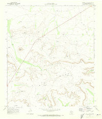Saddle Butte Texas Historical topographic map, 1:24000 scale, 7.5 X 7.5 Minute, Year 1970