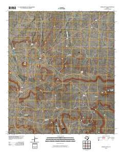 Saddle Butte Texas Historical topographic map, 1:24000 scale, 7.5 X 7.5 Minute, Year 2010