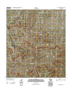 Saddle Butte Texas Historical topographic map, 1:24000 scale, 7.5 X 7.5 Minute, Year 2012