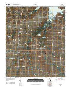 Sadler Texas Historical topographic map, 1:24000 scale, 7.5 X 7.5 Minute, Year 2010