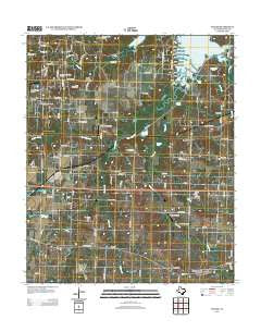 Sadler Texas Historical topographic map, 1:24000 scale, 7.5 X 7.5 Minute, Year 2013