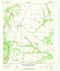 Sagerton Texas Historical topographic map, 1:24000 scale, 7.5 X 7.5 Minute, Year 1964
