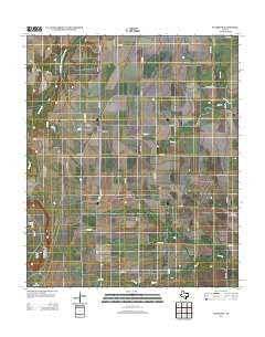 Sagerton Texas Historical topographic map, 1:24000 scale, 7.5 X 7.5 Minute, Year 2012