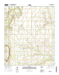 Sagerton Texas Current topographic map, 1:24000 scale, 7.5 X 7.5 Minute, Year 2016