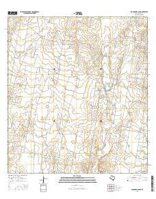 Sagunada Ranch Texas Current topographic map, 1:24000 scale, 7.5 X 7.5 Minute, Year 2016