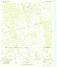Saint Lawrence Texas Historical topographic map, 1:24000 scale, 7.5 X 7.5 Minute, Year 1973