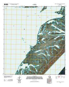 Saint Charles Bay SW Texas Historical topographic map, 1:24000 scale, 7.5 X 7.5 Minute, Year 2010
