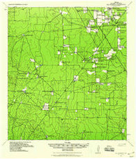 Sal Colorada Texas Historical topographic map, 1:62500 scale, 15 X 15 Minute, Year 1938