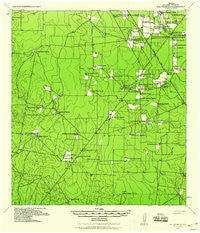 Sal Colorada Texas Historical topographic map, 1:62500 scale, 15 X 15 Minute, Year 1938