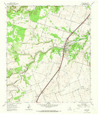 Salado Texas Historical topographic map, 1:24000 scale, 7.5 X 7.5 Minute, Year 1964