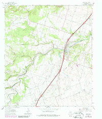 Salado Texas Historical topographic map, 1:24000 scale, 7.5 X 7.5 Minute, Year 1964