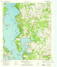 Saline Bay Texas Historical topographic map, 1:24000 scale, 7.5 X 7.5 Minute, Year 1973