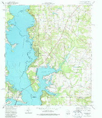 Saline Bay Texas Historical topographic map, 1:24000 scale, 7.5 X 7.5 Minute, Year 1973