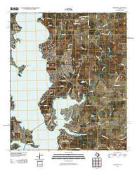 Saline Bay Texas Historical topographic map, 1:24000 scale, 7.5 X 7.5 Minute, Year 2010