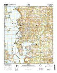 Saline Bay Texas Current topographic map, 1:24000 scale, 7.5 X 7.5 Minute, Year 2016