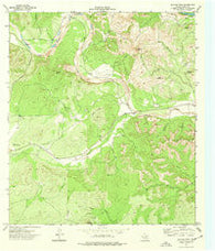 Salmon Peak Texas Historical topographic map, 1:24000 scale, 7.5 X 7.5 Minute, Year 1974