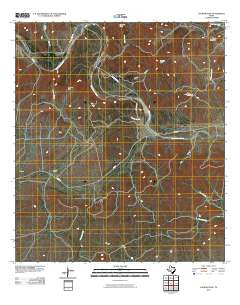 Salmon Peak Texas Historical topographic map, 1:24000 scale, 7.5 X 7.5 Minute, Year 2010