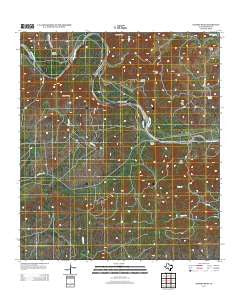 Salmon Peak Texas Historical topographic map, 1:24000 scale, 7.5 X 7.5 Minute, Year 2013