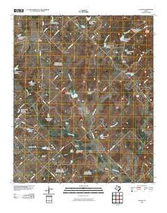 Salona Texas Historical topographic map, 1:24000 scale, 7.5 X 7.5 Minute, Year 2010