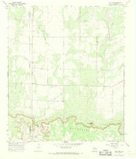 Salt Gap Texas Historical topographic map, 1:24000 scale, 7.5 X 7.5 Minute, Year 1967