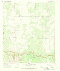 Salt Gap Texas Historical topographic map, 1:24000 scale, 7.5 X 7.5 Minute, Year 1967