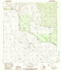 Salt Well Texas Historical topographic map, 1:24000 scale, 7.5 X 7.5 Minute, Year 1983