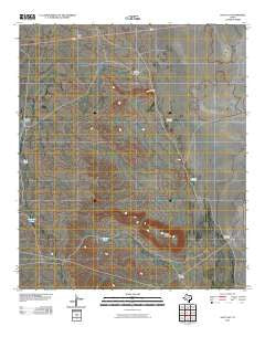 Salt Flat Texas Historical topographic map, 1:24000 scale, 7.5 X 7.5 Minute, Year 2010