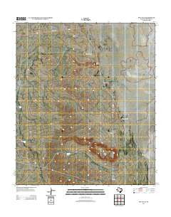 Salt Flat Texas Historical topographic map, 1:24000 scale, 7.5 X 7.5 Minute, Year 2012
