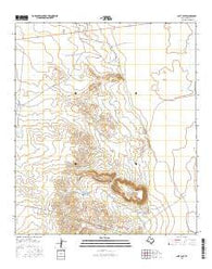 Salt Flat Texas Current topographic map, 1:24000 scale, 7.5 X 7.5 Minute, Year 2016