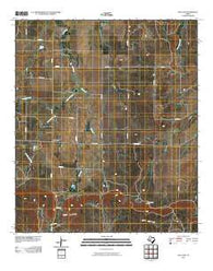 Salt Gap Texas Historical topographic map, 1:24000 scale, 7.5 X 7.5 Minute, Year 2010