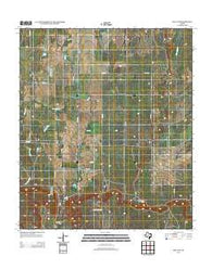 Salt Gap Texas Historical topographic map, 1:24000 scale, 7.5 X 7.5 Minute, Year 2013