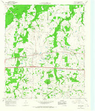 Saltillo Texas Historical topographic map, 1:24000 scale, 7.5 X 7.5 Minute, Year 1964