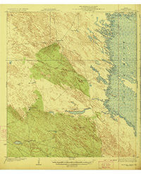 Saltillo Ranch Texas Historical topographic map, 1:62500 scale, 15 X 15 Minute, Year 1923