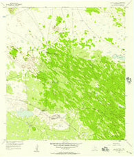 Saltillo Well Texas Historical topographic map, 1:24000 scale, 7.5 X 7.5 Minute, Year 1956