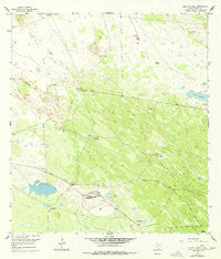 Saltillo Well Texas Historical topographic map, 1:24000 scale, 7.5 X 7.5 Minute, Year 1956