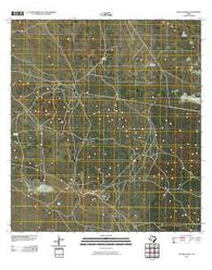 Saltillo Well Texas Historical topographic map, 1:24000 scale, 7.5 X 7.5 Minute, Year 2010