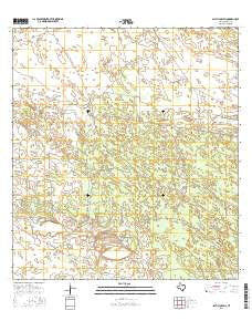 Saltillo Well Texas Current topographic map, 1:24000 scale, 7.5 X 7.5 Minute, Year 2016