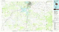 San Angelo Texas Historical topographic map, 1:100000 scale, 30 X 60 Minute, Year 1986
