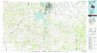San Angelo Texas Historical topographic map, 1:100000 scale, 30 X 60 Minute, Year 1986