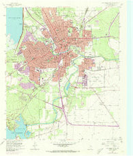 San Angelo South Texas Historical topographic map, 1:24000 scale, 7.5 X 7.5 Minute, Year 1957