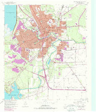 San Angelo South Texas Historical topographic map, 1:24000 scale, 7.5 X 7.5 Minute, Year 1957