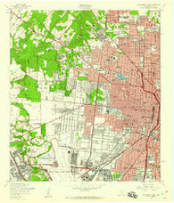 San Antonio West Texas Historical topographic map, 1:24000 scale, 7.5 X 7.5 Minute, Year 1953