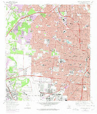 San Antonio West Texas Historical topographic map, 1:24000 scale, 7.5 X 7.5 Minute, Year 1967
