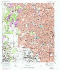 San Antonio West Texas Historical topographic map, 1:24000 scale, 7.5 X 7.5 Minute, Year 1967